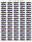 100 Colorado Flag Stickers; 1.5" x 1" Made in America Self Adhesive State Flag Scrapbook Stickers, Two Sheets of 50, 100 Sticker Decal Flags